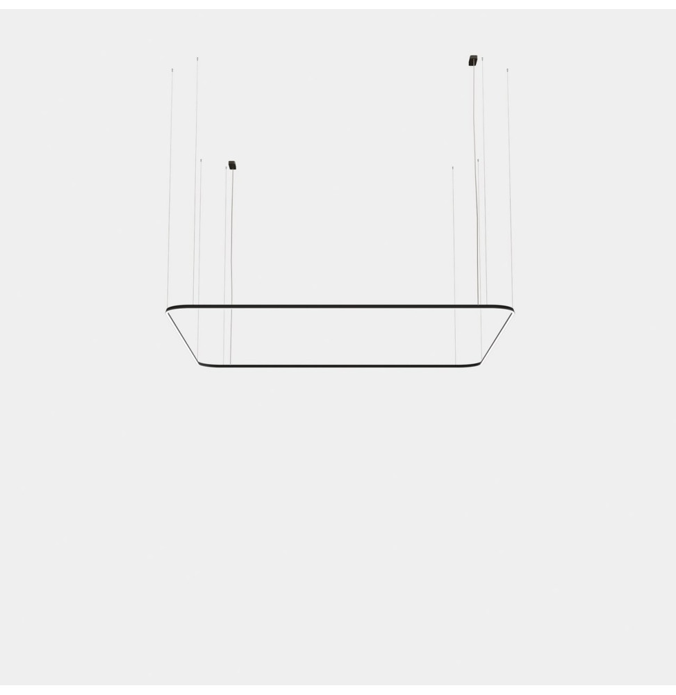 LedsC4 - Luminaria colgante Geometric cuadrado superficie 4000x4000mm LED 319 blanco cálido 2400K ON-OFF negro 16973lm LedsC4 - Luminaria colgante Geometric cuadrado superficie 4000x4000mm LED 319 blanco cálido 2400K ON-OFF negro 16973lm