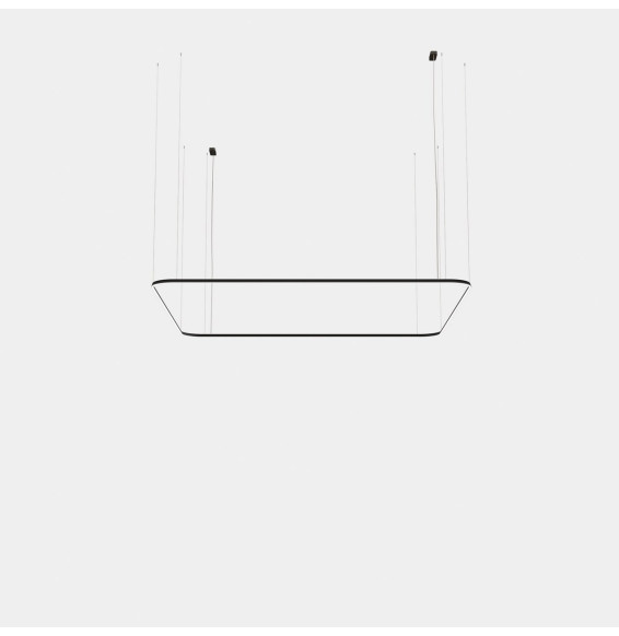 LedsC4 - Luminaria colgante Geometric cuadrado superficie 4000x4000mm LED 319 blanco cálido 2700K ON-OFF blanco 18813lm