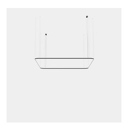 LedsC4 - Luminaria colgante Geometric cuadrado superficie 4000x4000mm LED 319 blanco cálido 2700K ON-OFF blanco 18813lm