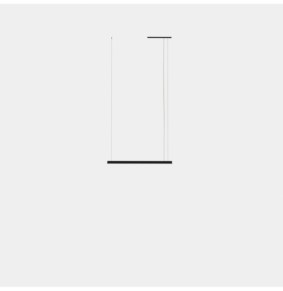 LedsC4 - Luminaria colgante Geometric lineal empotrada 1m LED 20.7 blanco cálido 2700K 0-10V blanco 1210lm LedsC4 - Luminaria colgante Geometric lineal empotrada 1m LED 20.7 blanco cálido 2700K 0-10V blanco 1210lm