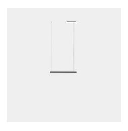 LedsC4 - Luminaria colgante Geometric lineal empotrada 1m LED 20.7 blanco neutro 4000K 0-10V oro 1402lm