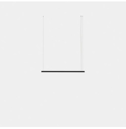 LedsC4 - Luminaria colgante Geometric lineal mini 1,5m LED 31.1 blanco cálido 2400K 0-10V blanco 1642lm