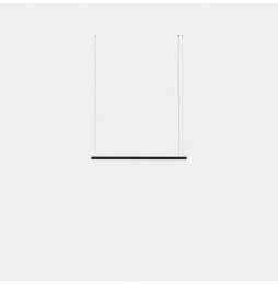 LedsC4 - Luminaria colgante Geometric lineal mini 1,5m LED 31.1 blanco cálido 2400K DALI-2 blanco 1642lm