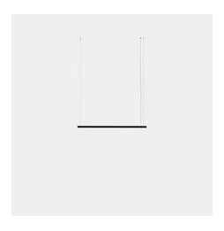 LedsC4 - Luminaria colgante Geometric lineal mini 1,5m LED 31.1 blanco cálido 2400K ON-OFF blanco 1642lm