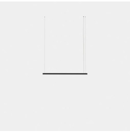 LedsC4 - Luminaria colgante Geometric lineal mini 1,5m LED 31.1 blanco cálido 2400K ON-OFF blanco 1642lm