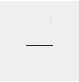 LedsC4 - Luminaria colgante Geometric lineal mini 1,5m LED 31.1 blanco cálido 2700K DALI-2 oro 1814lm