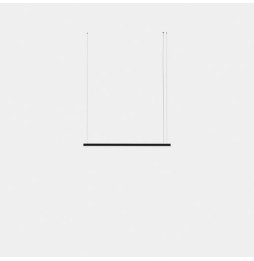 LedsC4 - Luminaria colgante Geometric lineal mini 1,5m LED 31.1 blanco cálido 2700K ON-OFF blanco 1814lm