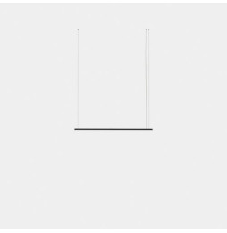 LedsC4 - Luminaria colgante Geometric lineal mini 1,5m LED 31.1 blanco cálido 3000K 0-10V blanco 1958lm