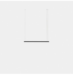 LedsC4 - Luminaria colgante Geometric lineal mini 1,5m LED 31.1 blanco cálido 3000K ON-OFF blanco 1958lm