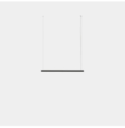 LedsC4 - Luminaria colgante Geometric lineal mini 1,5m LED 31.1 blanco cálido 3000K DALI-2 blanco 1958lm