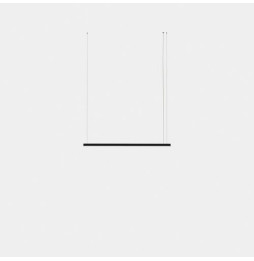LedsC4 - Luminaria colgante Geometric lineal mini 1,5m LED 31.1 blanco neutro 4000K DALI-2 blanco 2102lm