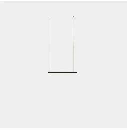 LedsC4 - Luminaria colgante Geometric lineal mini 1m LED 20.7 blanco cálido 2700K ON-OFF oro 1210lm