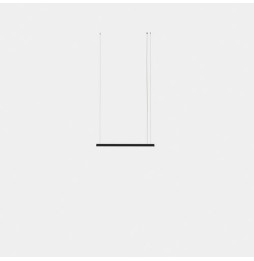 LedsC4 - Luminaria colgante Geometric lineal mini 1m LED 20.7 blanco neutro 4000K ON-OFF negro 1402lm