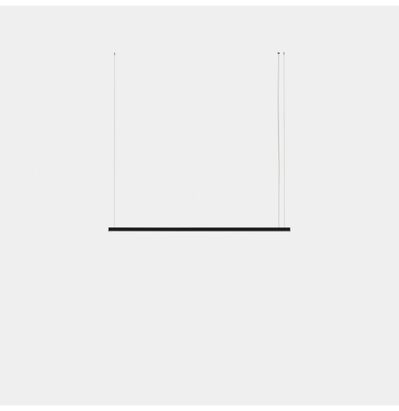 LedsC4 - Luminaria colgante Geometric lineal mini 2m LED 41.5 blanco cálido 2400K ON-OFF blanco 2189lm