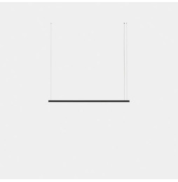 LedsC4 - Luminaria colgante Geometric lineal mini 2m LED 41.5 blanco cálido 2400K ON-OFF blanco 2189lm