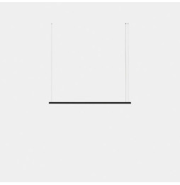 LedsC4 - Luminaria colgante Geometric lineal mini 2m LED 41.5 blanco cálido 2400K ON-OFF oro 2189lm