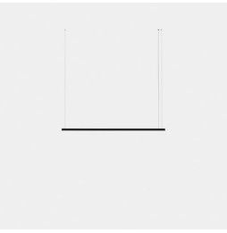 LedsC4 - Luminaria colgante Geometric lineal mini 2m LED 41.5 blanco cálido 2700K DALI-2 blanco 2419lm