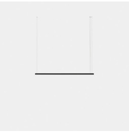 LedsC4 - Luminaria colgante Geometric lineal mini 2m LED 41.5 blanco cálido 2700K 0-10V blanco 2419lm