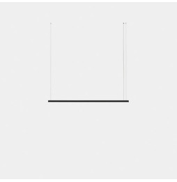 LedsC4 - Luminaria colgante Geometric lineal mini 2m LED 41.5 blanco cálido 2700K 0-10V oro 2419lm