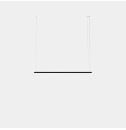 LedsC4 - Luminaria colgante Geometric lineal mini 2m LED 41.5 blanco cálido 3000K 0-10V oro 2611lm