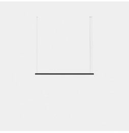 LedsC4 - Luminaria colgante Geometric lineal mini 2m LED 41.5 blanco cálido 2700K ON-OFF oro 2419lm
