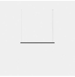 LedsC4 - Luminaria colgante Geometric lineal mini 2m LED 41.5 blanco cálido 3000K ON-OFF blanco 2611lm