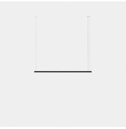 LedsC4 - Luminaria colgante Geometric lineal mini 2m LED 41.5 blanco neutro 4000K 0-10V blanco 2803lm