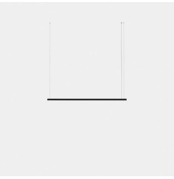 LedsC4 - Luminaria colgante Geometric lineal mini 2m LED 41.5 blanco cálido 3000K ON-OFF oro 2611lm