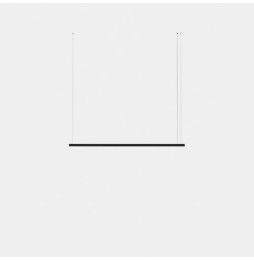 LedsC4 - Luminaria colgante Geometric lineal mini 2m LED 41.5 blanco neutro 4000K DALI-2 blanco 2803lm