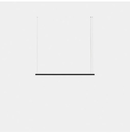 LedsC4 - Luminaria colgante Geometric lineal mini 2m LED 41.5 blanco neutro 4000K ON-OFF blanco 2803lm