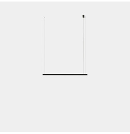 LedsC4 - Luminaria colgante Geometric lineal superficie 1,5m LED 31.1 blanco cálido 2400K 0-10V blanco 1642lm