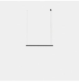 LedsC4 - Luminaria colgante Geometric lineal superficie 1,5m LED 31.1 blanco cálido 2400K 0-10V blanco 1642lm