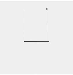 LedsC4 - Luminaria colgante Geometric lineal superficie 1,5m LED 31.1 blanco neutro 4000K 0-10V blanco 2102lm