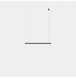 LedsC4 - Luminaria colgante Geometric lineal superficie 1,5m LED 31.1 blanco neutro 4000K 0-10V blanco 2102lm