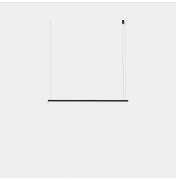 LedsC4 - Luminaria colgante Geometric lineal superficie 2m LED 41.5 blanco cálido 2400K 0-10V blanco 2189lm