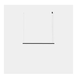LedsC4 - Luminaria colgante Geometric lineal superficie 2m LED 41.5 blanco cálido 2400K 0-10V blanco 2189lm