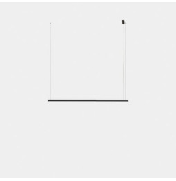 LedsC4 - Luminaria colgante Geometric lineal superficie 2m LED 41.5 blanco cálido 2400K 0-10V blanco 2189lm