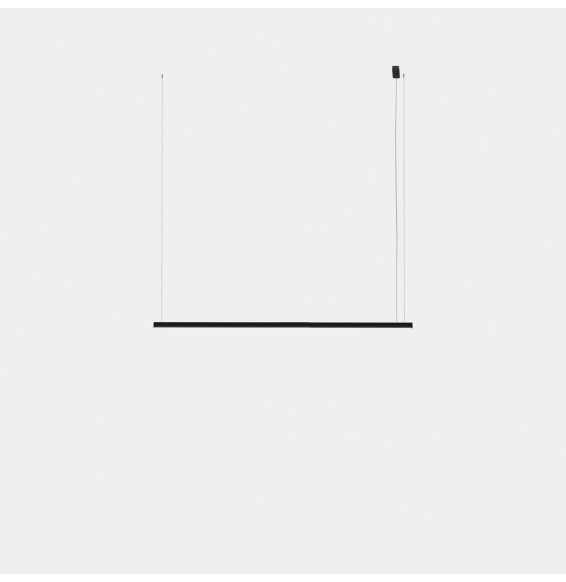 LedsC4 - Luminaria colgante Geometric lineal superficie 2m LED 41.5 blanco cálido 2700K 0-10V blanco 2419lm