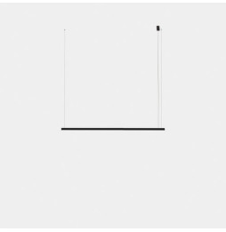 LedsC4 - Luminaria colgante Geometric lineal superficie 2m LED 41.5 blanco cálido 2700K 0-10V blanco 2419lm