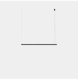 LedsC4 - Luminaria colgante Geometric lineal superficie 2m LED 41.5 blanco cálido 2400K 0-10V oro 2189lm