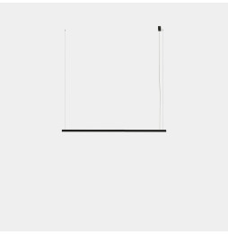 LedsC4 - Luminaria colgante Geometric lineal superficie 2m LED 41.5 blanco cálido 2700K 0-10V oro 2419lm