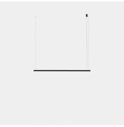LedsC4 - Luminaria colgante Geometric lineal superficie 2m LED 41.5 blanco cálido 3000K 0-10V blanco 2611lm