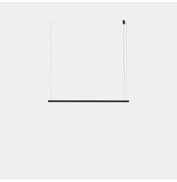 LedsC4 - Luminaria colgante Geometric lineal superficie 2m LED 41.5 blanco cálido 3000K 0-10V oro 2611lm