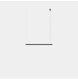 LedsC4 - Luminaria colgante Geometric lineal superficie Slim 1,5m LED 31.1 blanco cálido 2400K DALI-2 blanco 1642lm