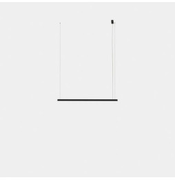 LedsC4 - Luminaria colgante Geometric lineal superficie Slim 1,5m LED 31.1 blanco cálido 2400K DALI-2 blanco 1642lm