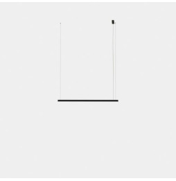 LedsC4 - Luminaria colgante Geometric lineal superficie Slim 1,5m LED 31.1 blanco cálido 2400K DALI-2 oro 1642lm