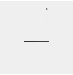 LedsC4 - Luminaria colgante Geometric lineal superficie Slim 1,5m LED 31.1 blanco cálido 2400K ON-OFF blanco 1642lm