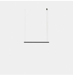 LedsC4 - Luminaria colgante Geometric lineal superficie Slim 1,5m LED 31.1 blanco cálido 2400K ON-OFF blanco 1642lm