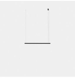 LedsC4 - Luminaria colgante Geometric lineal superficie Slim 1,5m LED 31.1 blanco cálido 2700K DALI-2 oro 1814lm