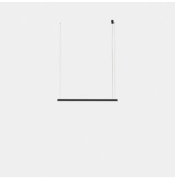 LedsC4 - Luminaria colgante Geometric lineal superficie Slim 1,5m LED 31.1 blanco neutro 4000K DALI-2 blanco 2102lm